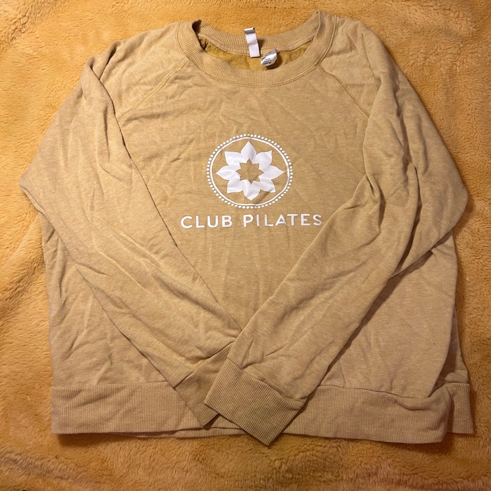 Lightweight Yellow Club Pilates Sweater.